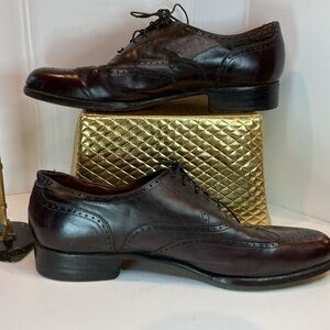 Vintage‎ Royal Imperialal Florsheim cordoba dark burgundy size 10 361633 box 17